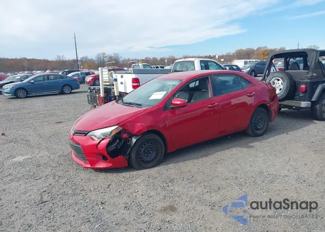 2016 Toyota Corolla Le z USA, uszkodzony, nr VIN 2T1BURHE5GC719021